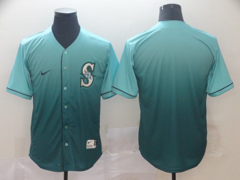 Men Seattle Mariners Blank Light Green Game 2021 Nike MLB Jersey